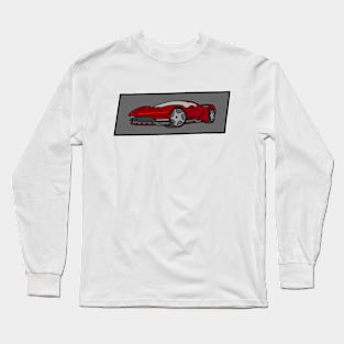 front of a luxury car Long Sleeve T-Shirt